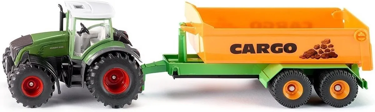 SIKU 1989 Fendt Tractor met Mulde 1:50 - Metaal/Kunststof