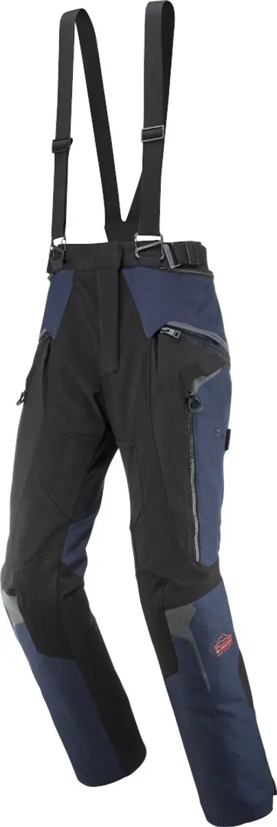 IXON Odin PT L Marineblauw Zwart Rood Motorbroek 2XL
