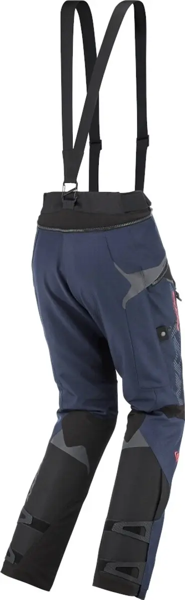 IXON Odin PT L Marineblauw Zwart Rood Motorbroek 2XL