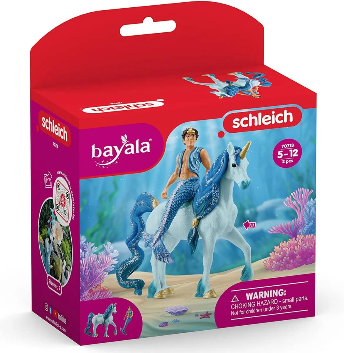 Schleich BAYALA Aryon Op Eenhoorn 70718 - Blauw