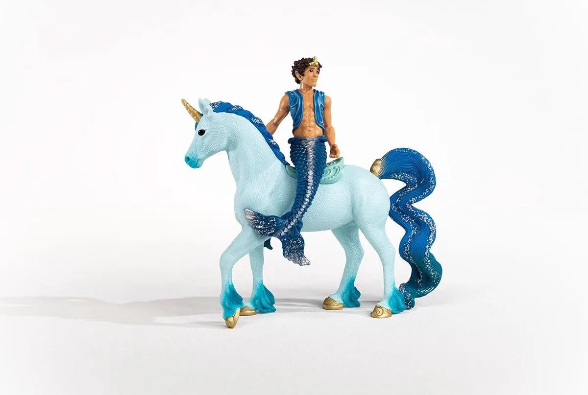 Schleich BAYALA Aryon Op Eenhoorn 70718 - Blauw