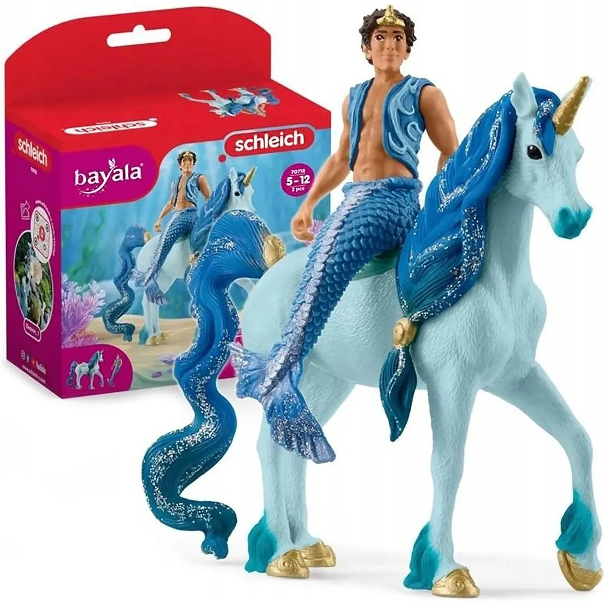 Schleich BAYALA Aryon Op Eenhoorn 70718 - Blauw