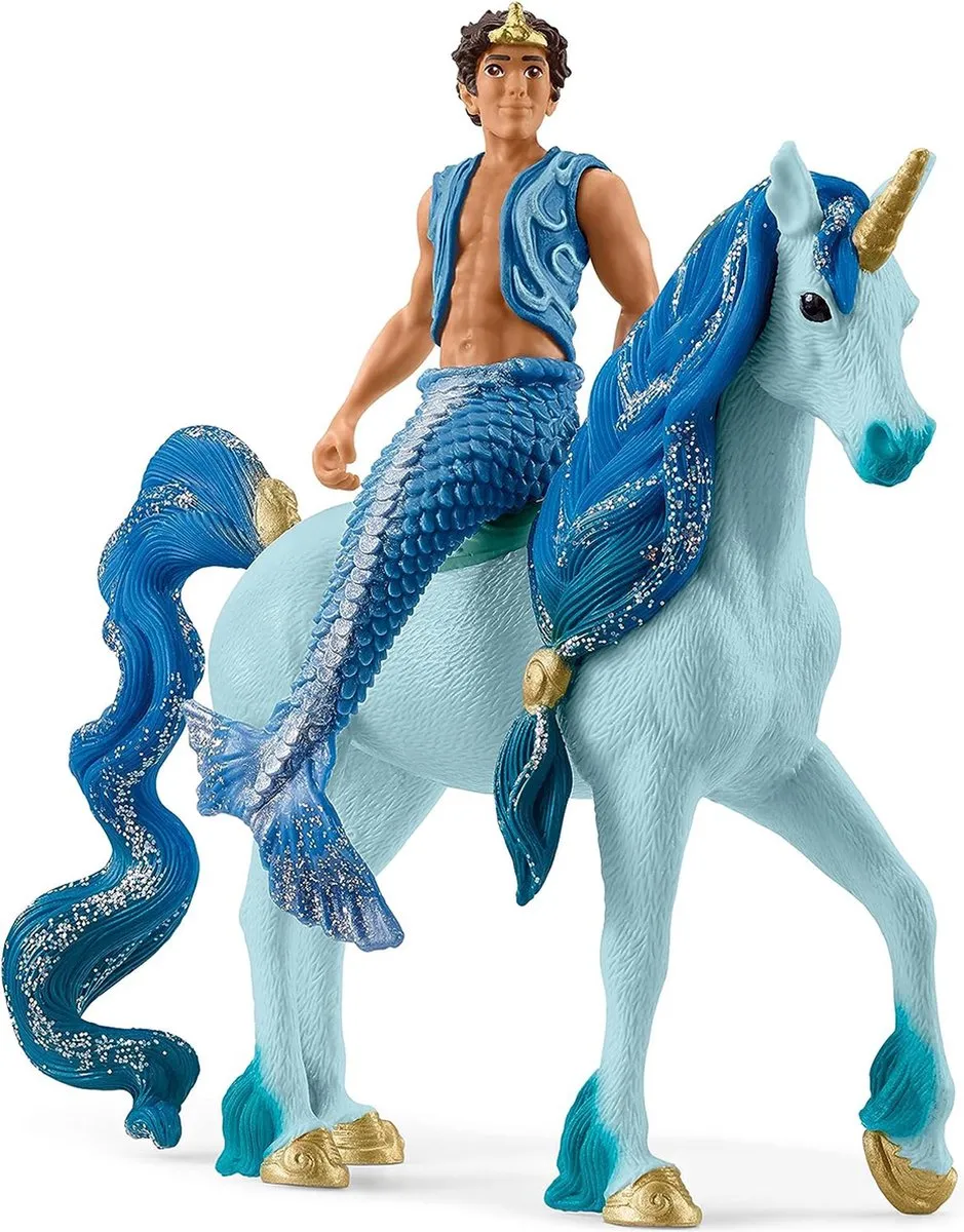 Schleich BAYALA Aryon Op Eenhoorn 70718 - Blauw