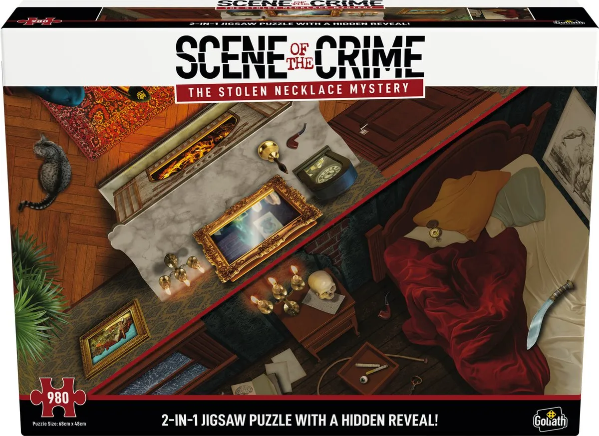 Goliath Scene of the Crime Stolen Necklace Mystery - 2-in-1 Puzzel 980 Stuks