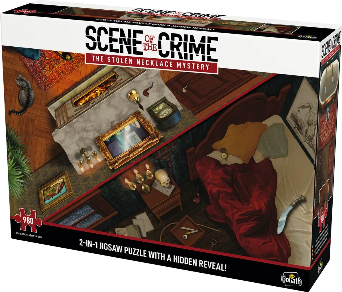 Goliath Scene of the Crime Stolen Necklace Mystery - 2-in-1 Puzzel 980 Stuks