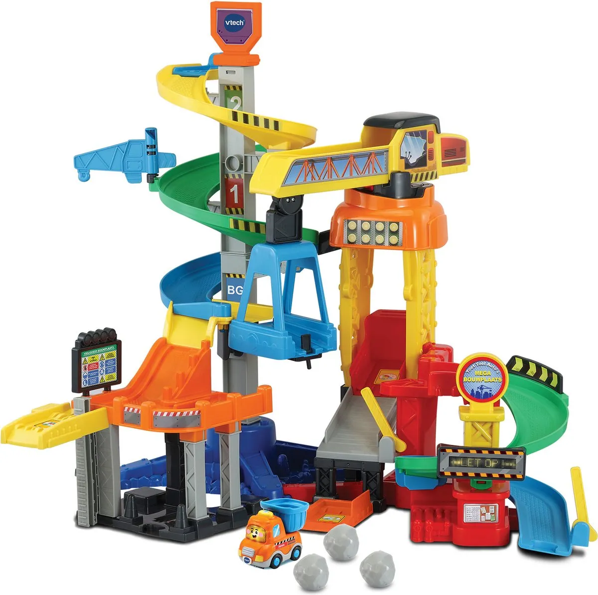 VTech Toet Toet Auto's Mega Bouwplaats Speelset 80-543523 - Multicolor