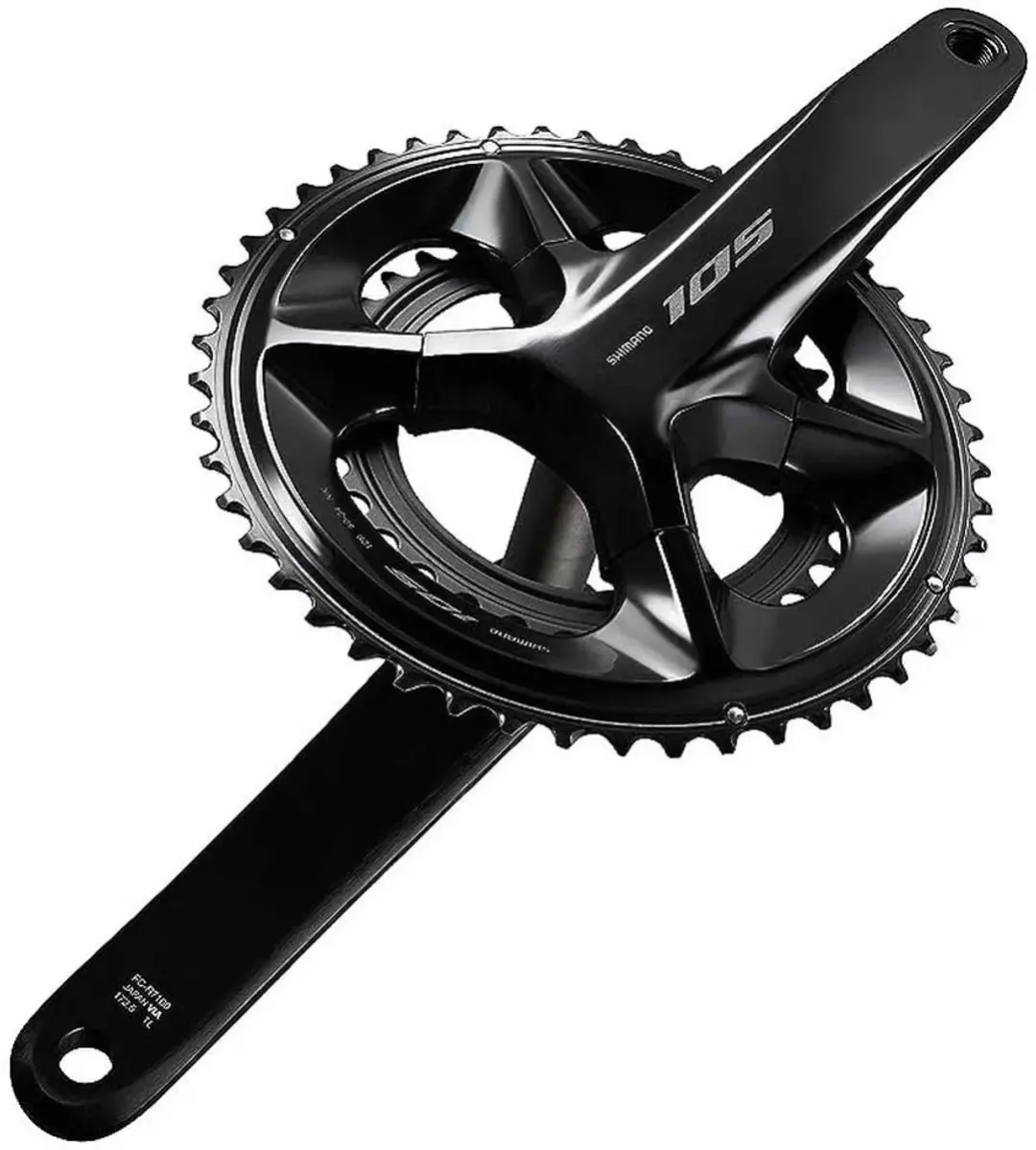 Shimano 105 R7100 Crankstel 175mm 52/36t - Zilver