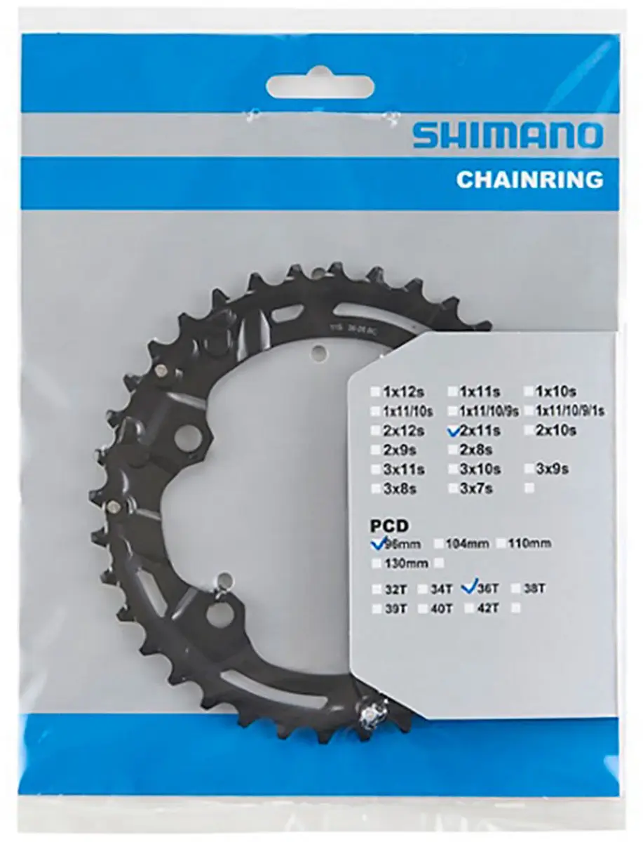 Shimano Deore FC-M5100-2 Kettingblad 36T - 2x11-speed - MTB Crankstel
