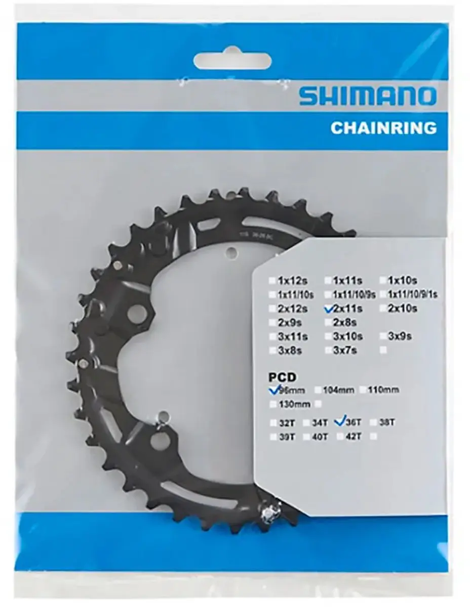 Shimano Deore FC-M5100-2 Kettingblad 36T - 2x11-speed - MTB Crankstel