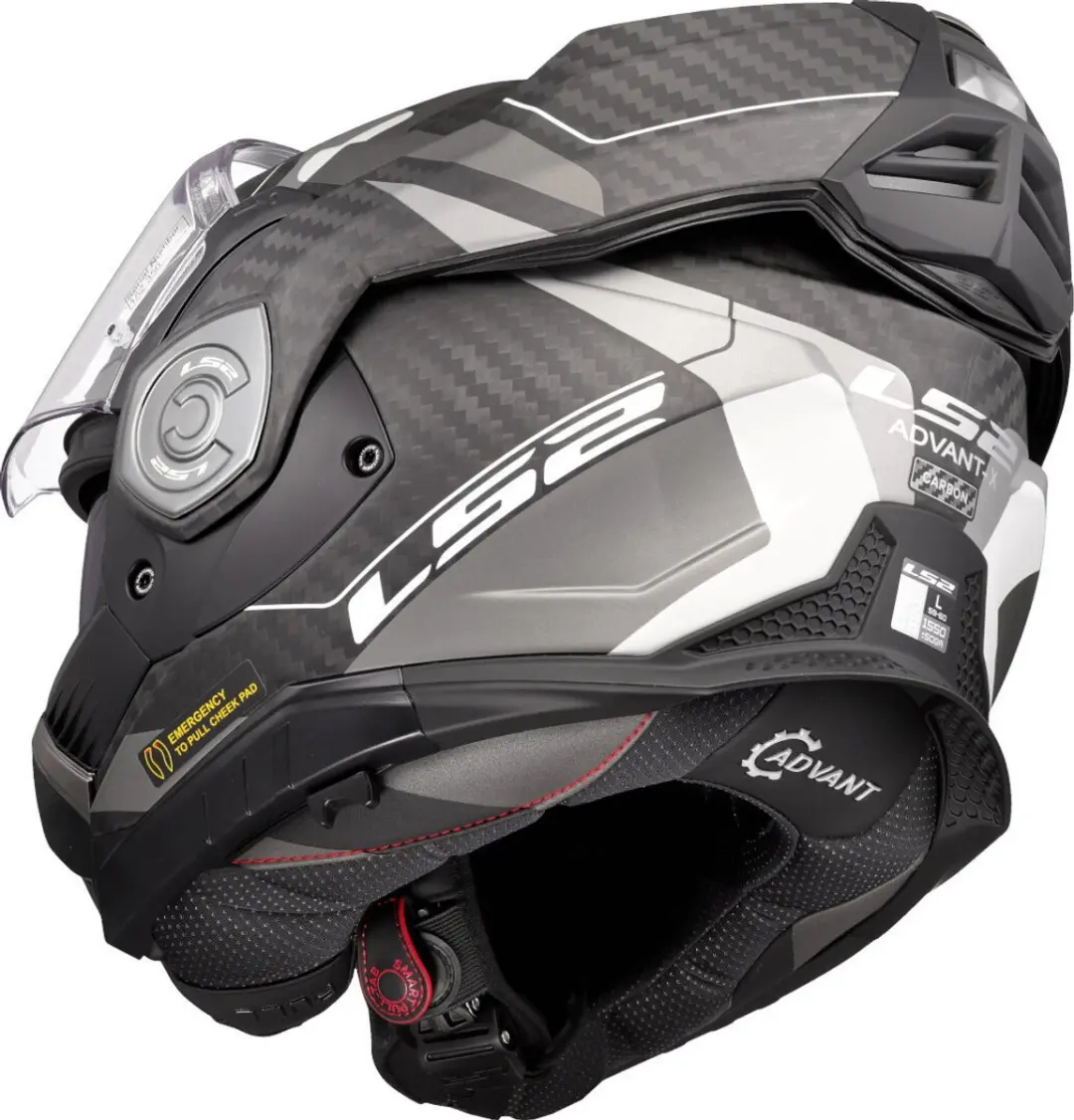 LS2 FF901 Advant X C Horizon Systeemhelm - M - Grijs