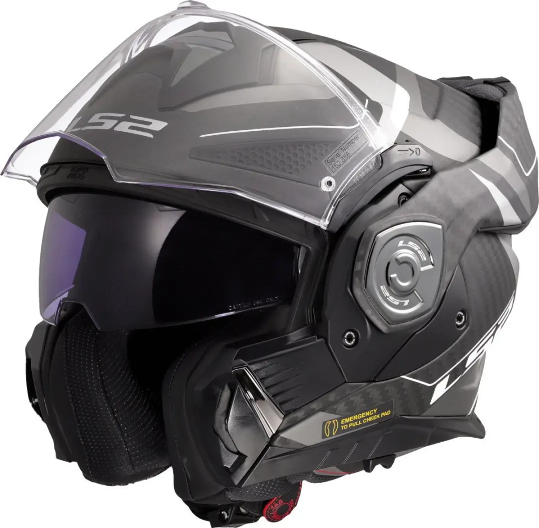 LS2 FF901 Advant X C Horizon Systeemhelm - M - Grijs