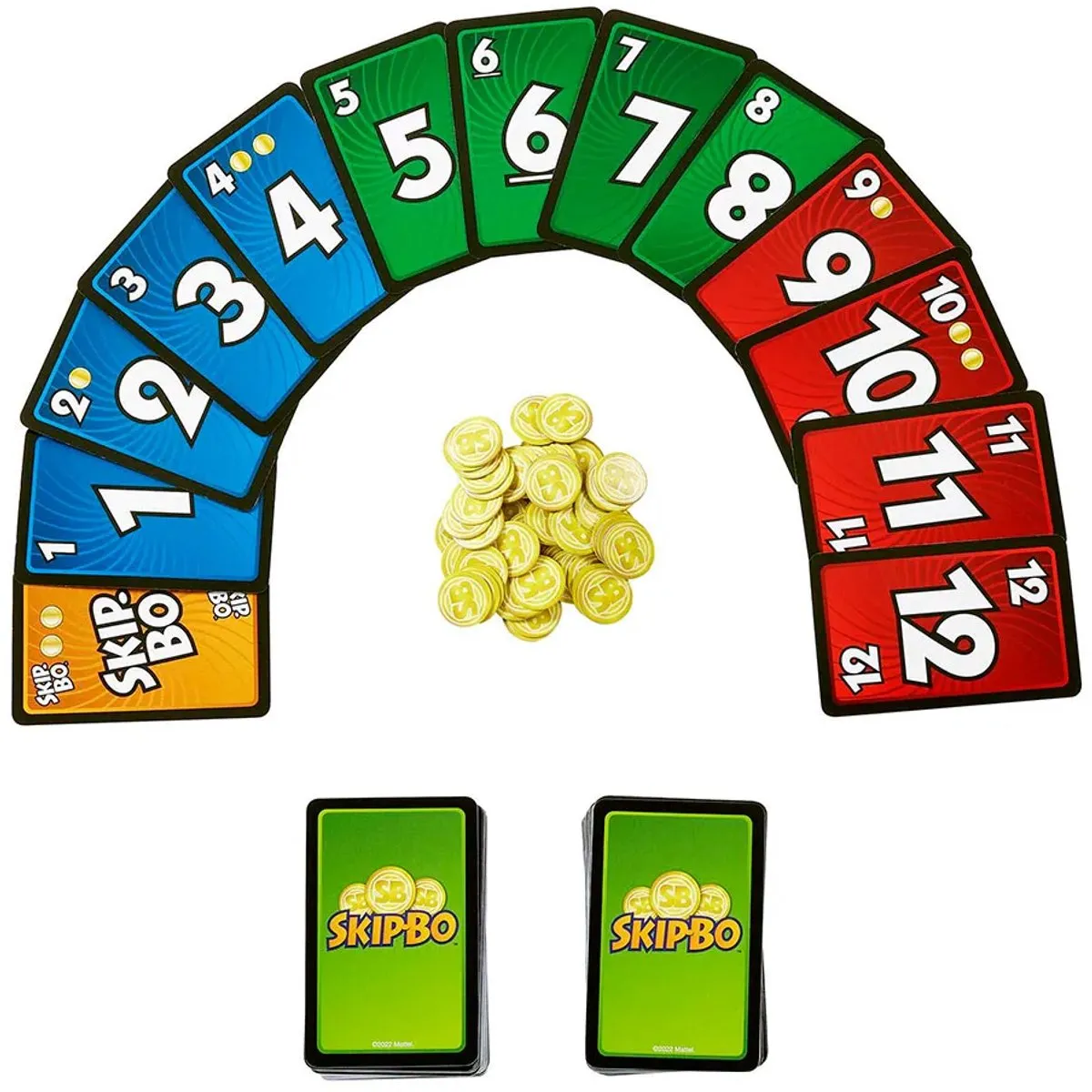 Mattel Skip-Bo Masters Kaartspel - 2-6 Spelers