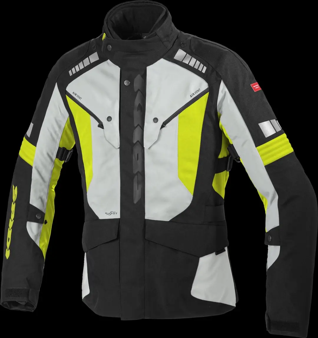 Spidi Outlander H2Out Jas Fluo Geel