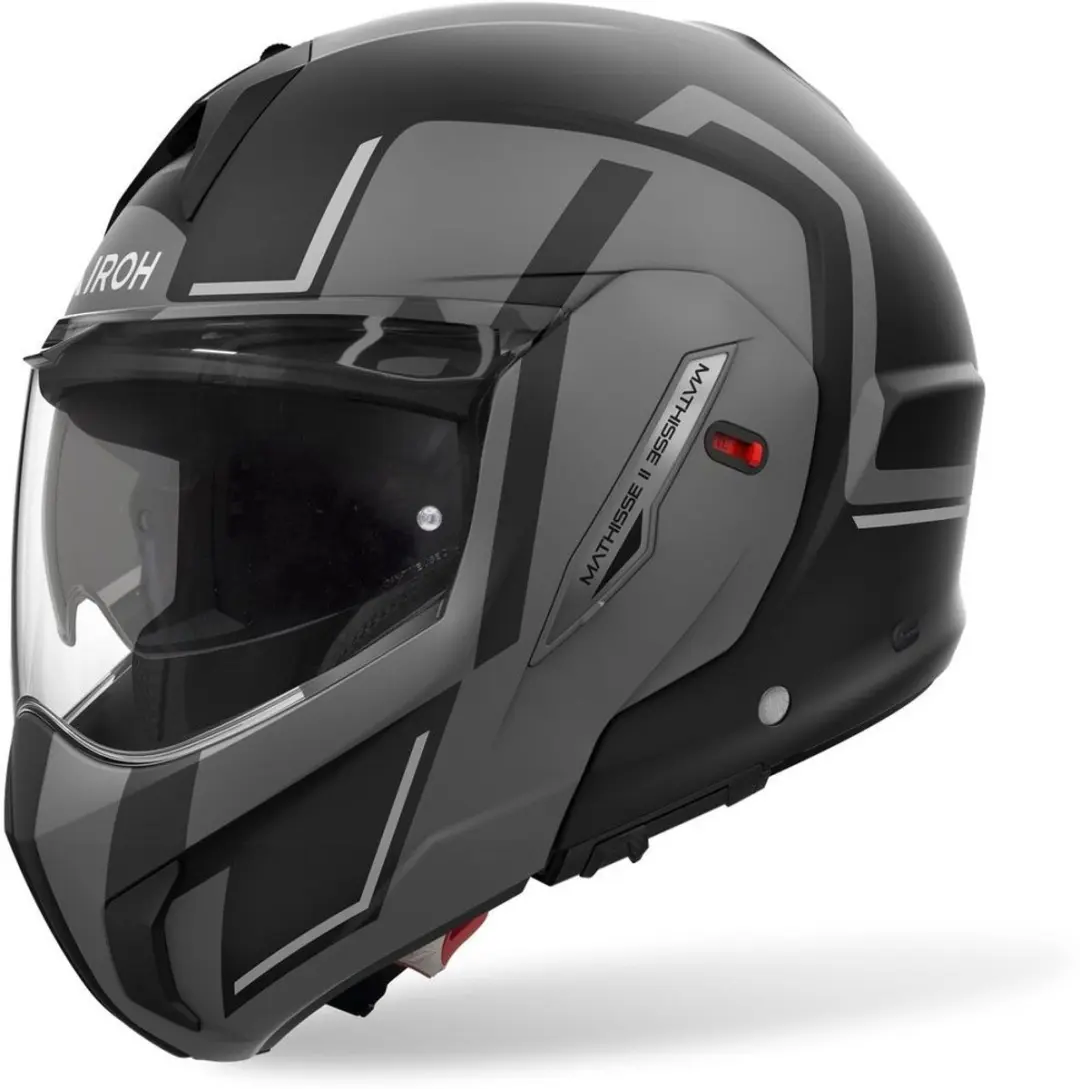 Airoh Mathisse II Genius Helm - L - Matzwart/Grijs