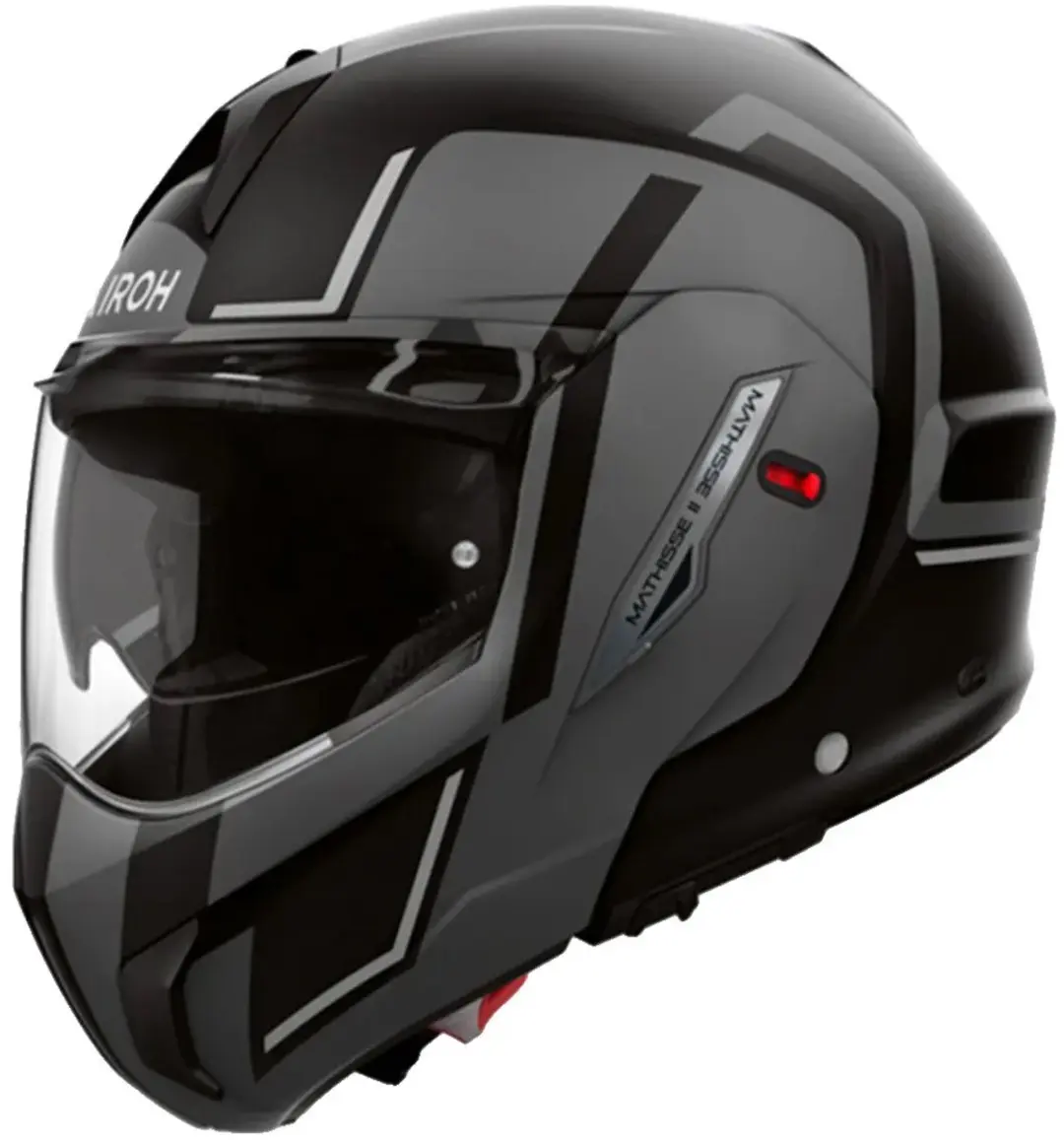 Airoh Mathisse II Genius Helm - L - Matzwart/Grijs