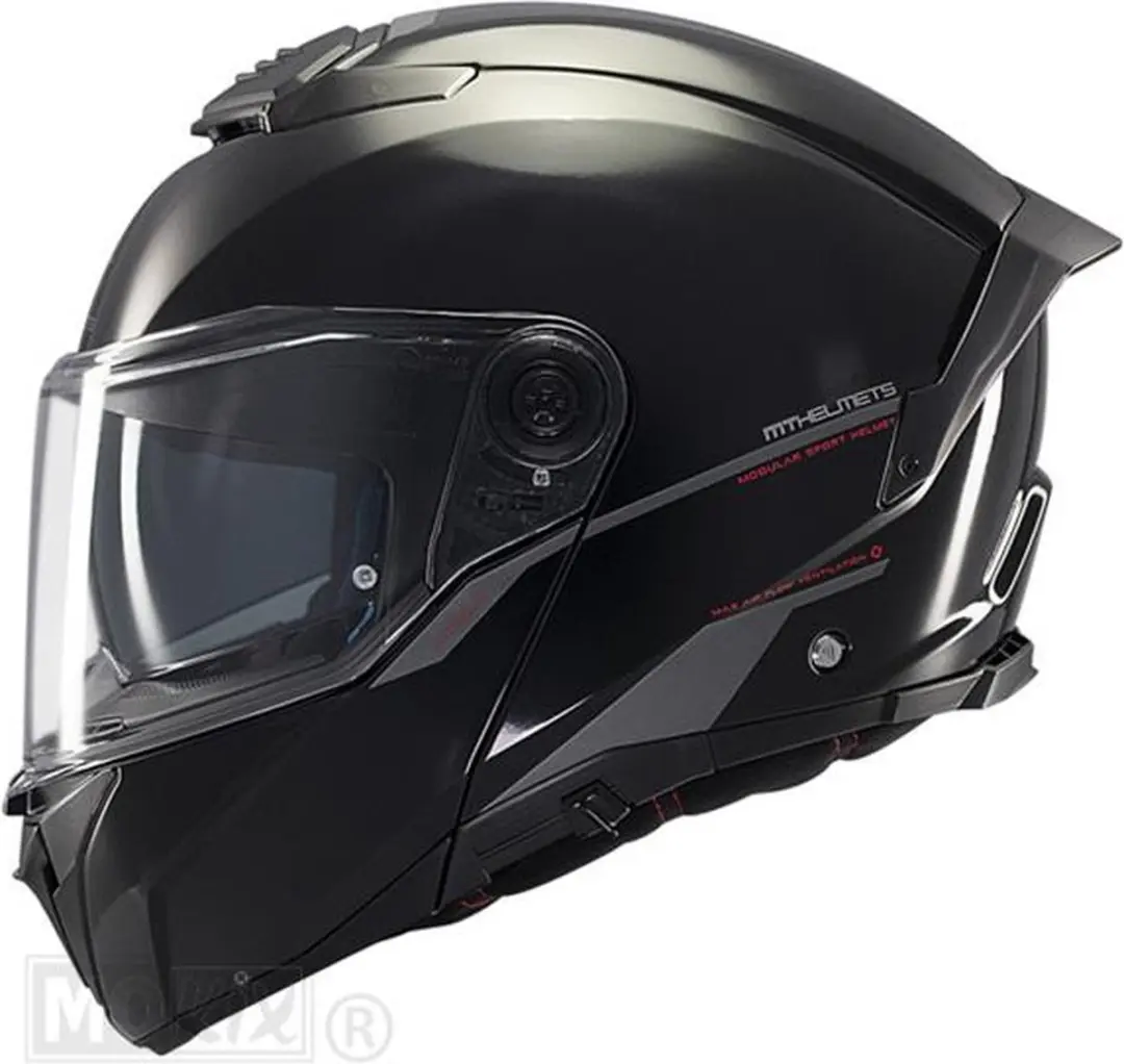 MT Atom 2 SV systeemhelm glans zwart XXL