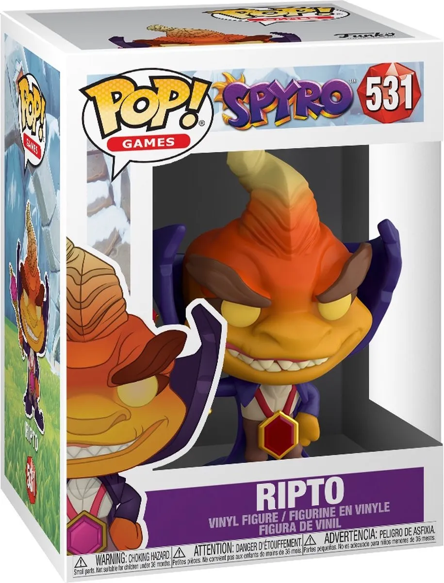 Funko POP! Games Spyro Ripto Vinyl Figuur 9cm - Multicolor