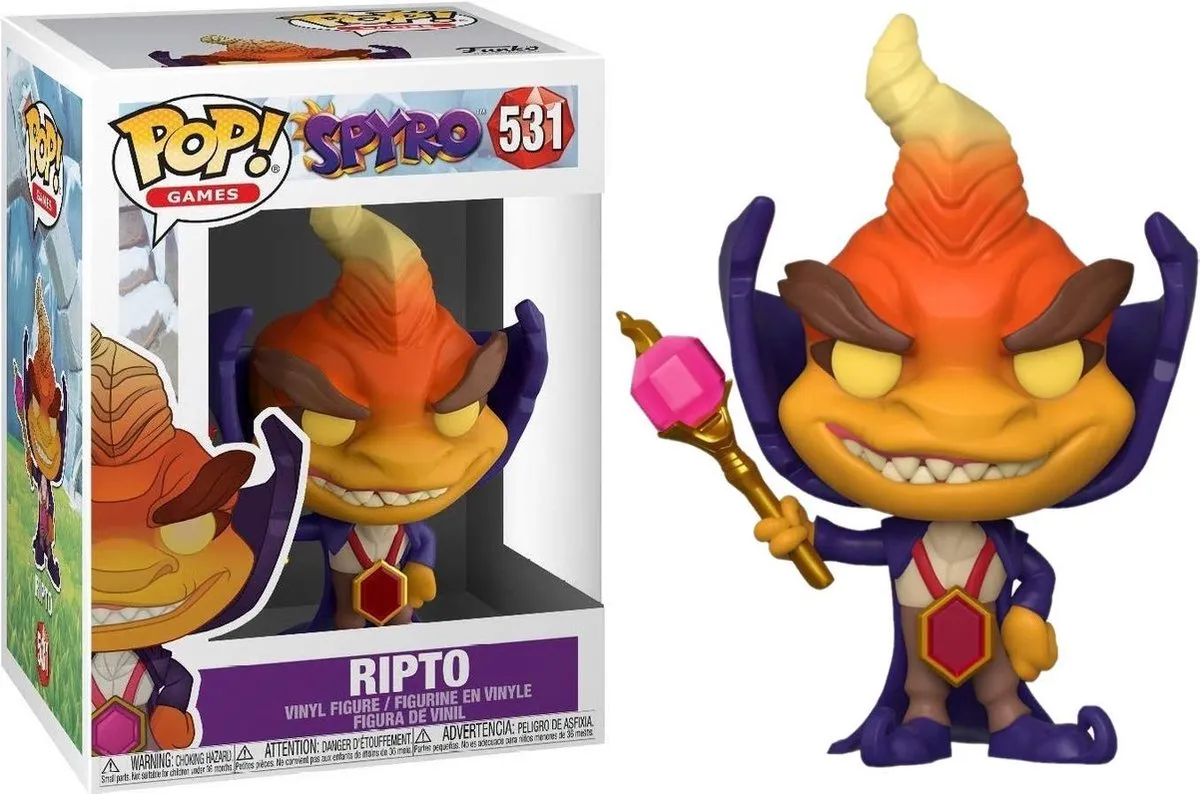 Funko POP! Games Spyro Ripto Vinyl Figuur 9cm - Multicolor