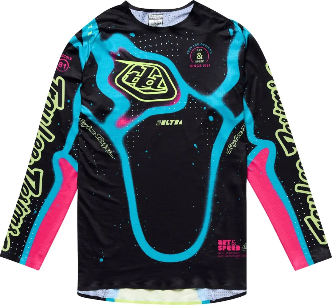 Troy Lee Designs SE Ultra Motocross Trui Geel/Zwart L
