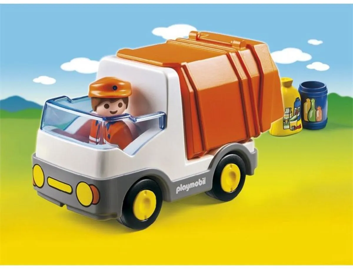Playmobil 1.2.3 Vuilniswagen 6774