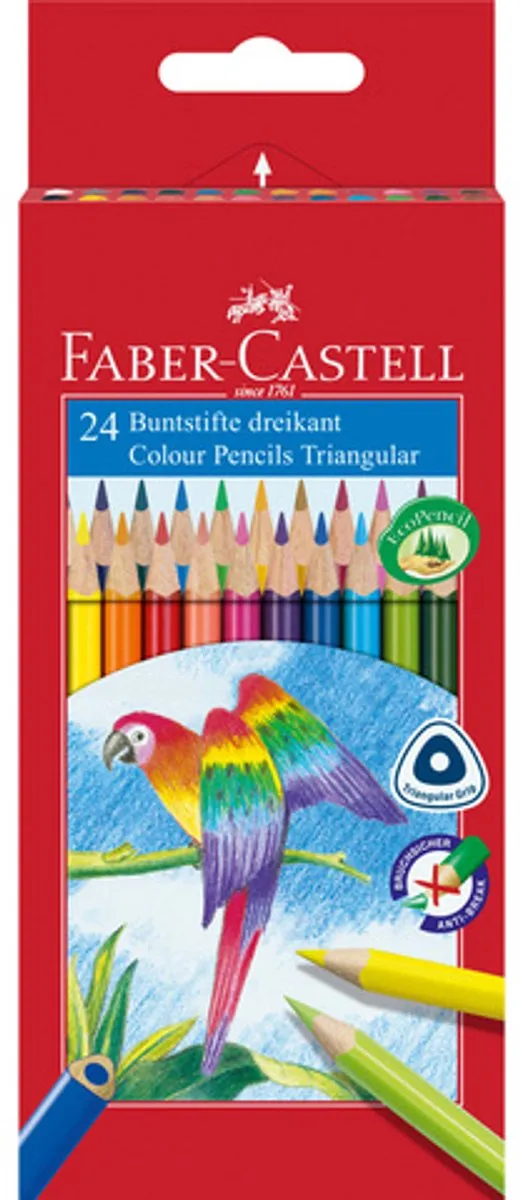 Faber-Castell FC-116544 Driekantige Kleurpotloden