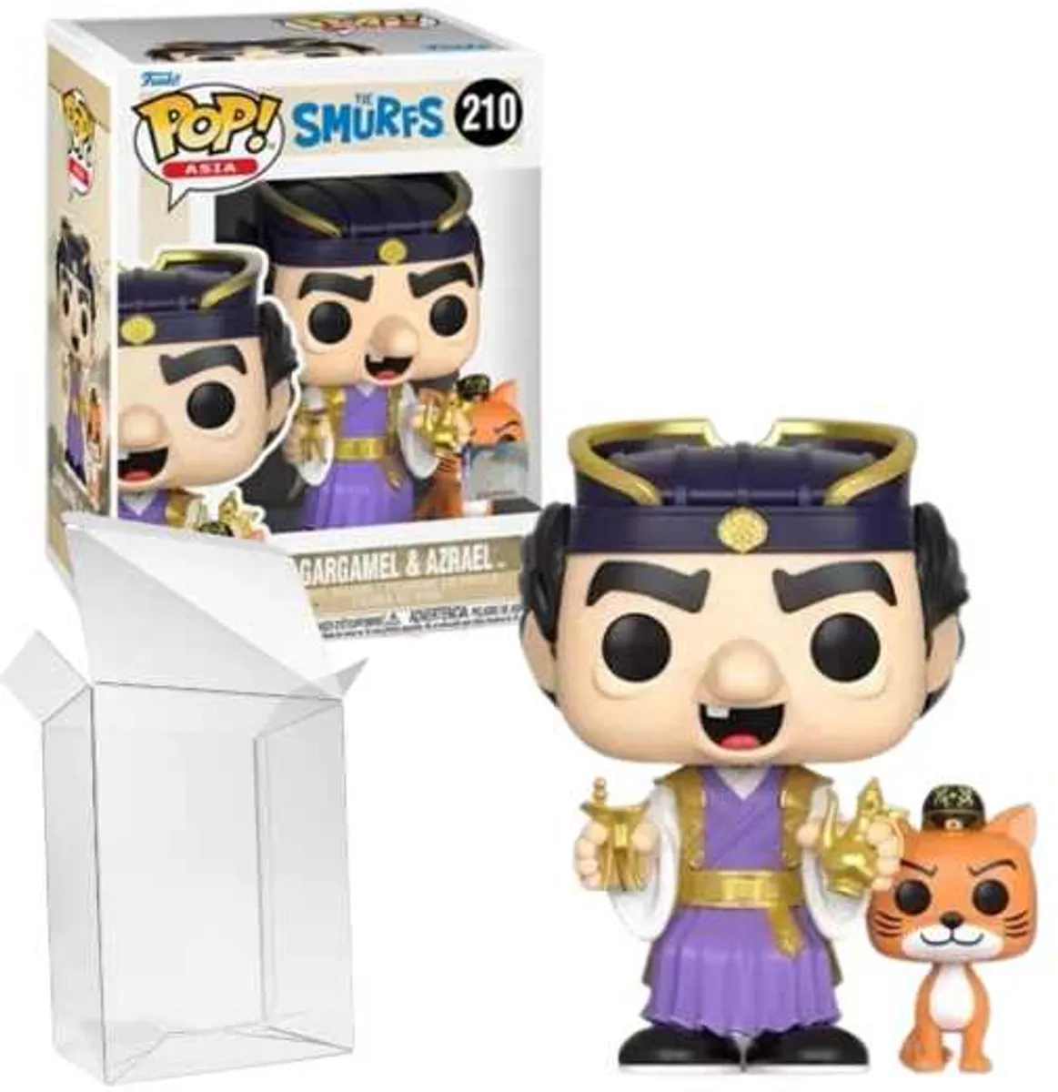 Funko Pop! ASIA The Smurfs Gargamel & Azrael #210 - Exclusief