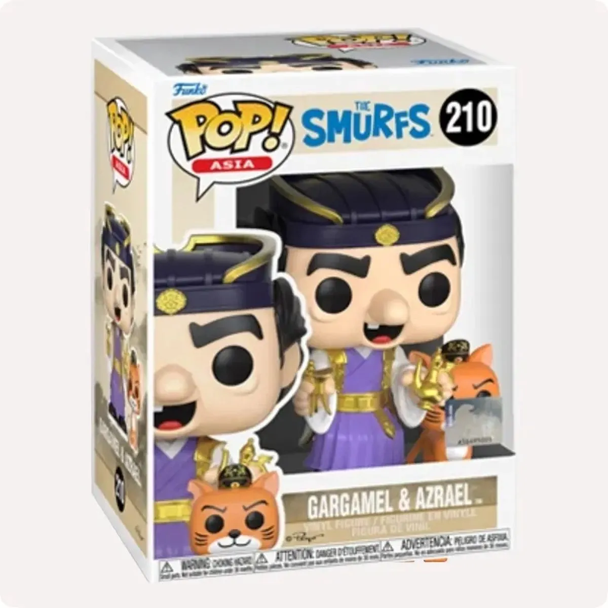 Funko Pop! ASIA The Smurfs Gargamel & Azrael #210