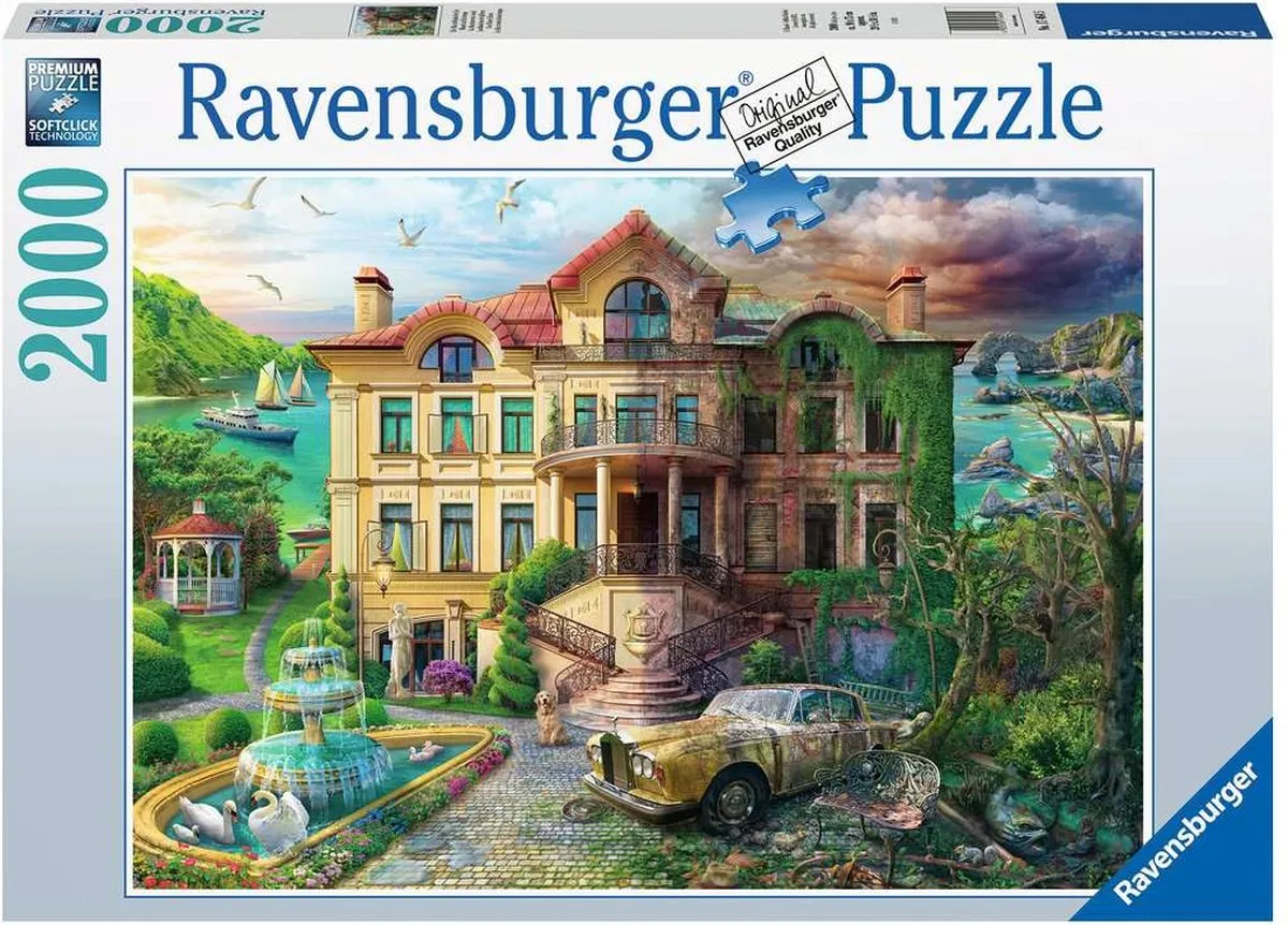 Ravensburger Landhuis door de tijd heen Puzzel 2000 Stuks Multicolor