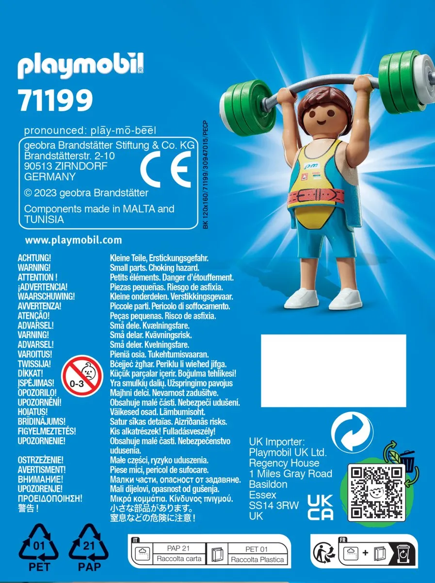 Playmobil Playmo-Friends Gewichtheffer 71199 - Multicolor