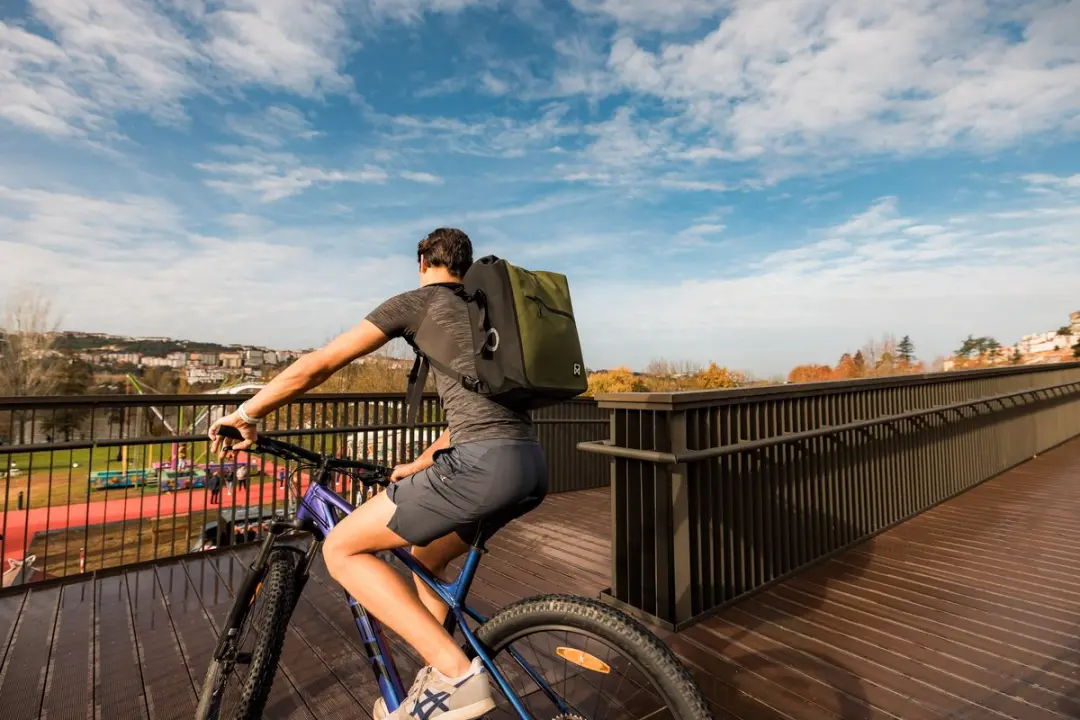 Willex Rugzak Combi Fietstas 27L - Groen - afbeelding 6 van 6