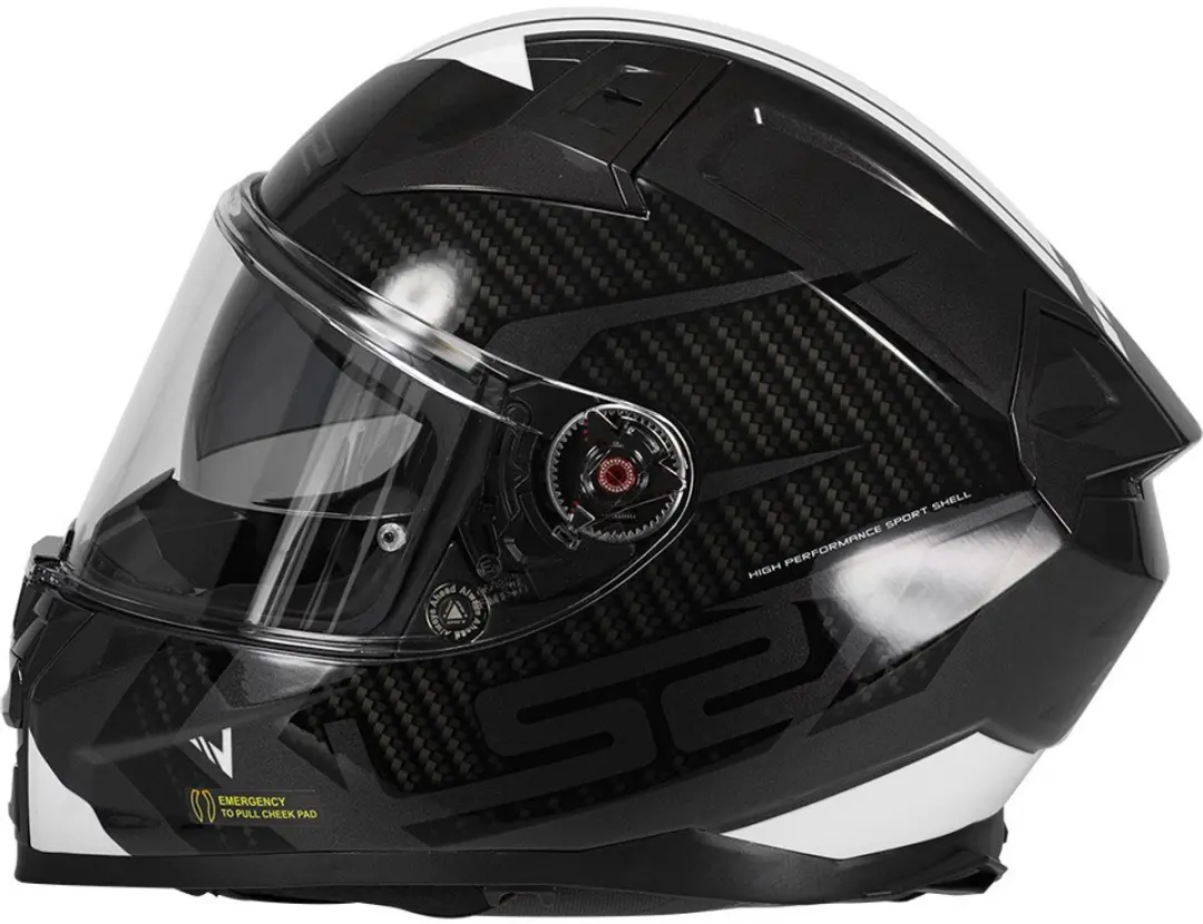LS2 Ff811 Vector II Integraalhelm - XXL - Zwart/Wit