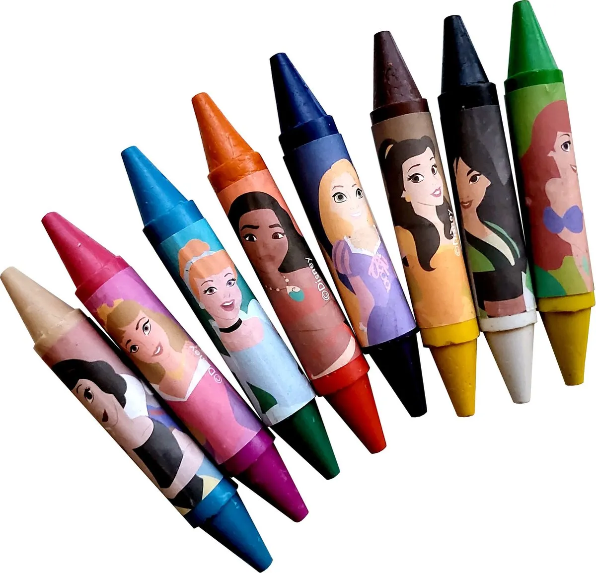 Disney Princess Waskrijtjes 8 Stuks - Meerkleurig - afbeelding 2 van 2