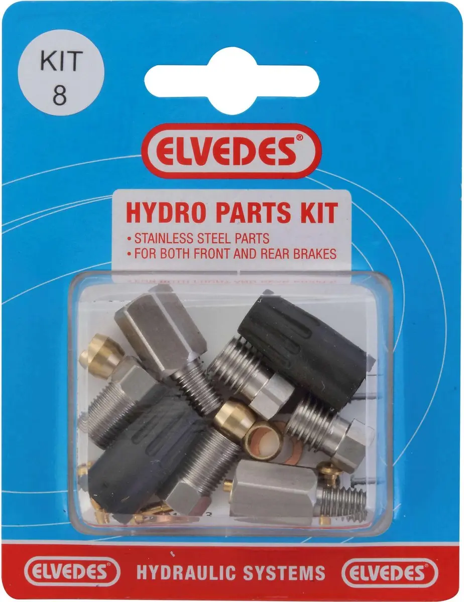 Elvedes Hydraulische Remonderdelen Kit Magura MT2 - M6/M9 RVS - Zilver