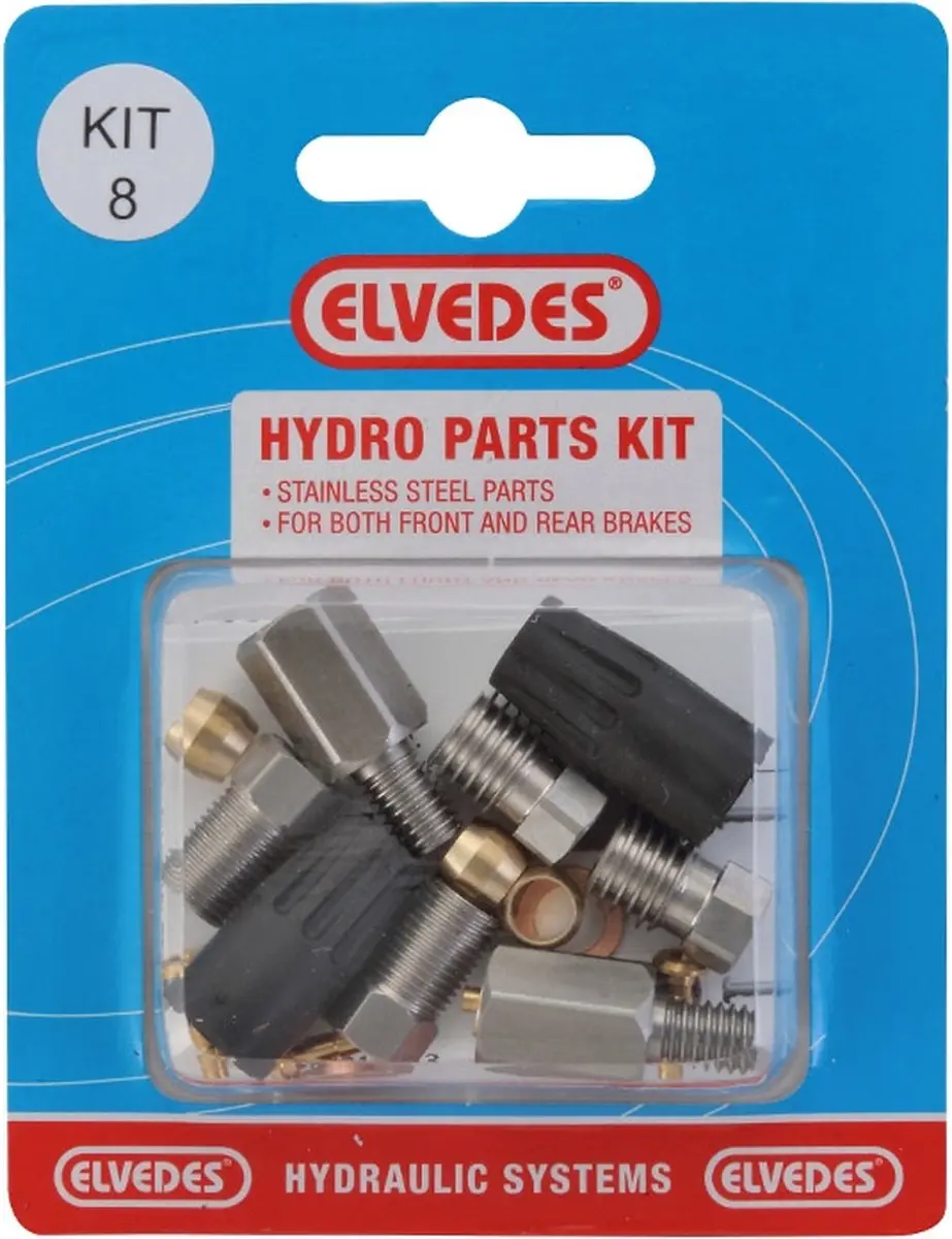 Elvedes Hydraulische Remonderdelen Kit Magura MT2 - M6/M9 RVS - Zilver