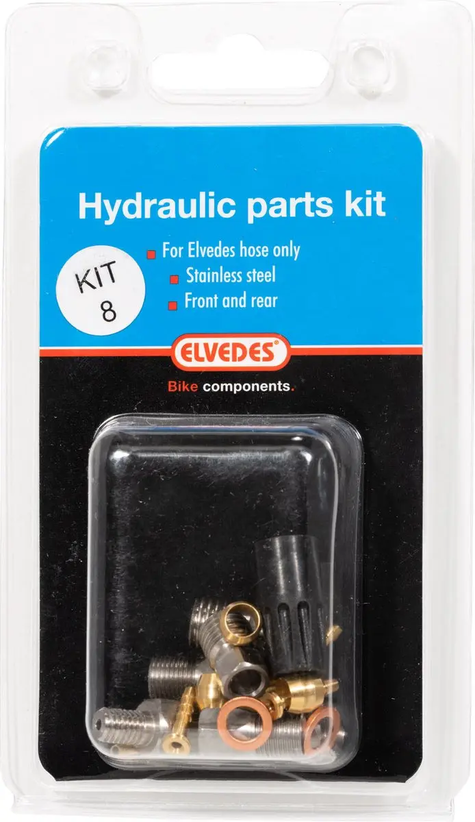 Elvedes Hydraulische Remonderdelen Kit Magura MT2 - M6/M9 RVS - Zilver