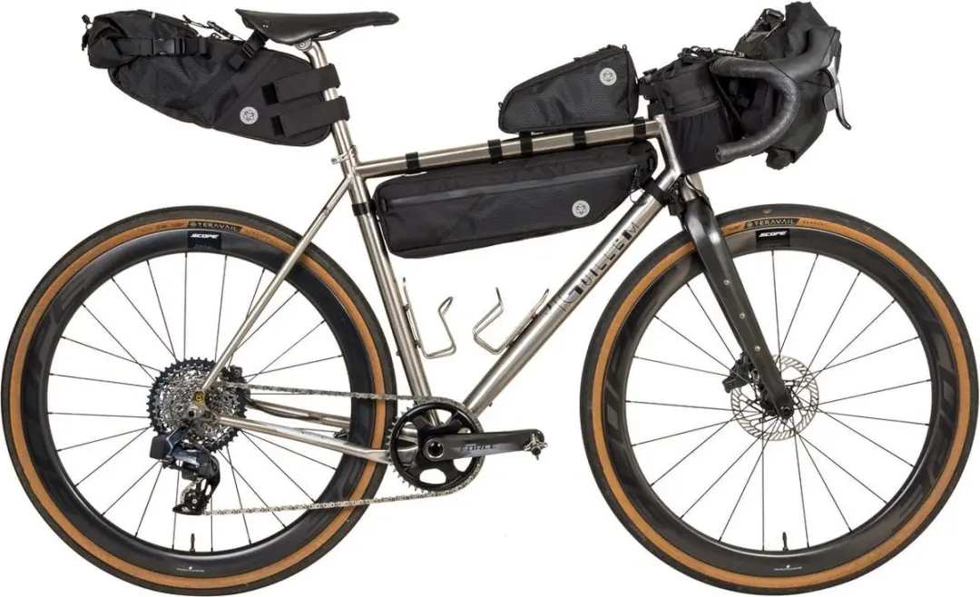 AGU Bikepacking Tube Medium Venture Frametas - 4L Zwart