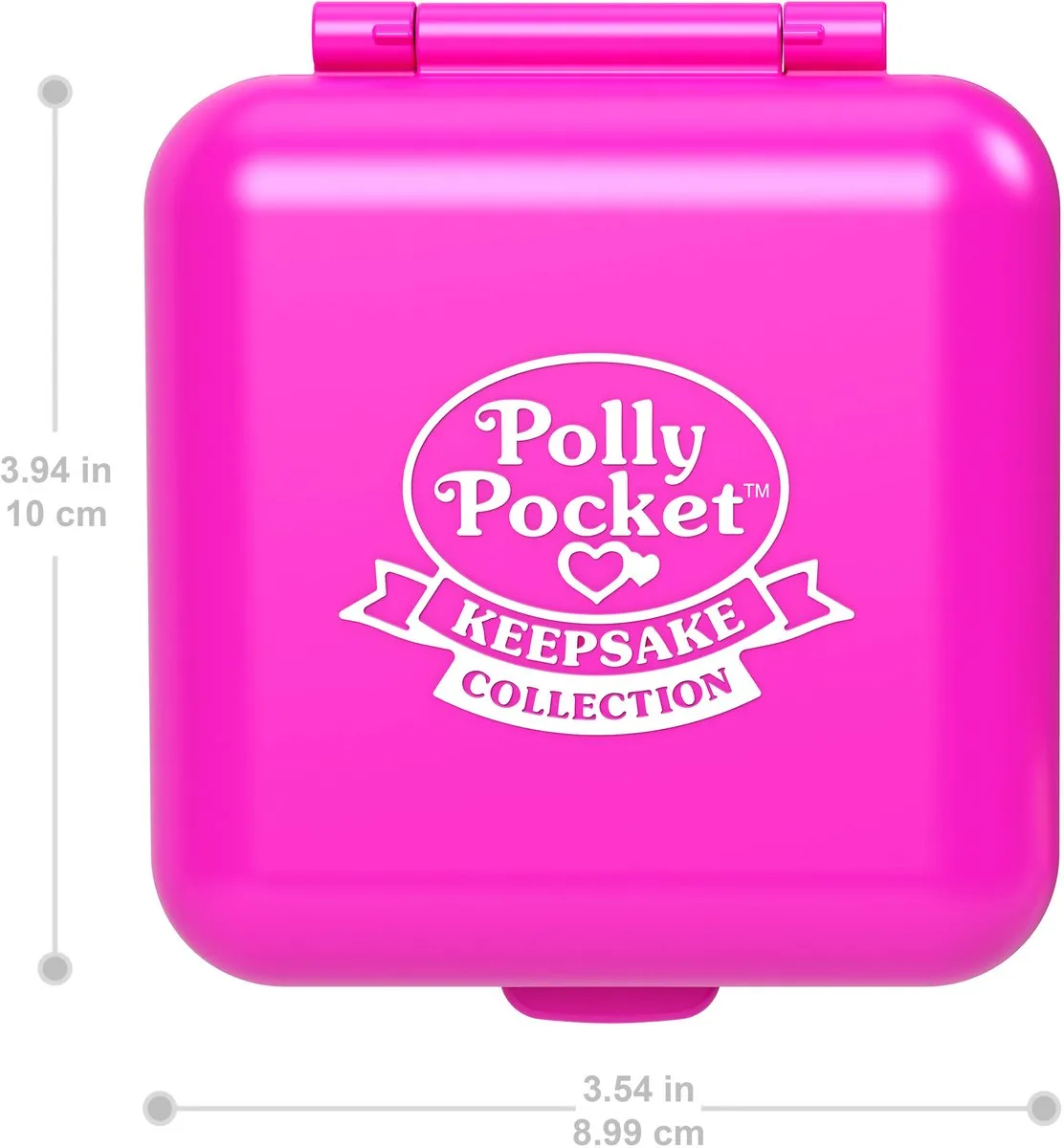 Mattel Polly Pocket 80th Anniversary Heritage Compact - 3 Minipoppen - Rose