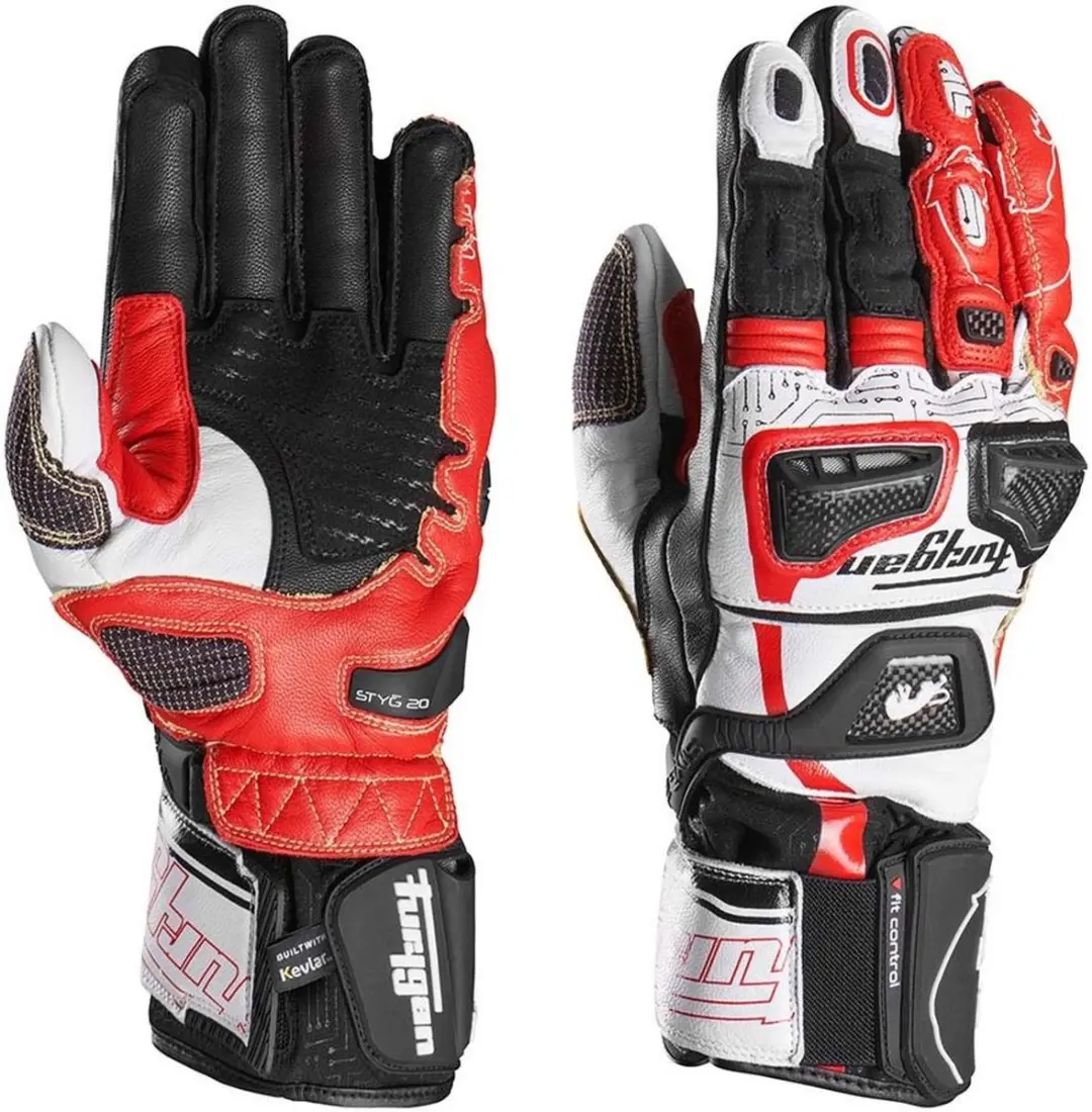 Furygan Styg20 Motorhandschoenen XXL - Red-Black-White