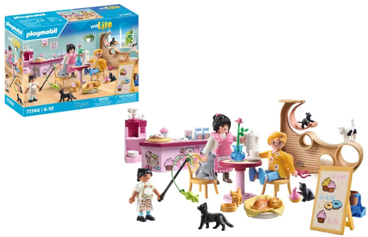 Playmobil My Life Kattencafé 71744 - Multicolor - afbeelding 6 van 6