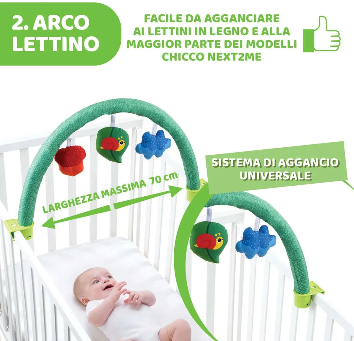 Chicco Classic 00011353000000 Babyspeelmat - 3 Speelelementen - Multicolor