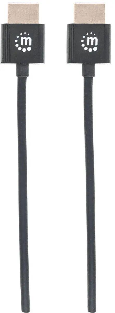 Manhattan 394406 HDMI-kabel 0,5m - 4K UHD - Zwart