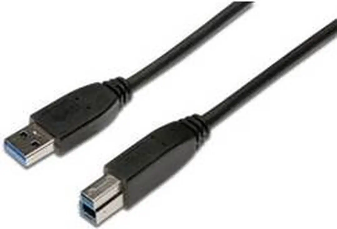 Digitus USB 3.2 Gen1 Kabel USB-A naar USB-B 1.80m - Zwart