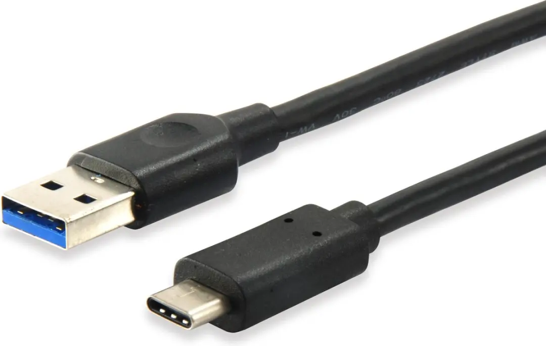 Equip 128345 USB 3.2 Gen 1 C naar A kabel, M/M, 0,5m, 5Gbps, Zwart