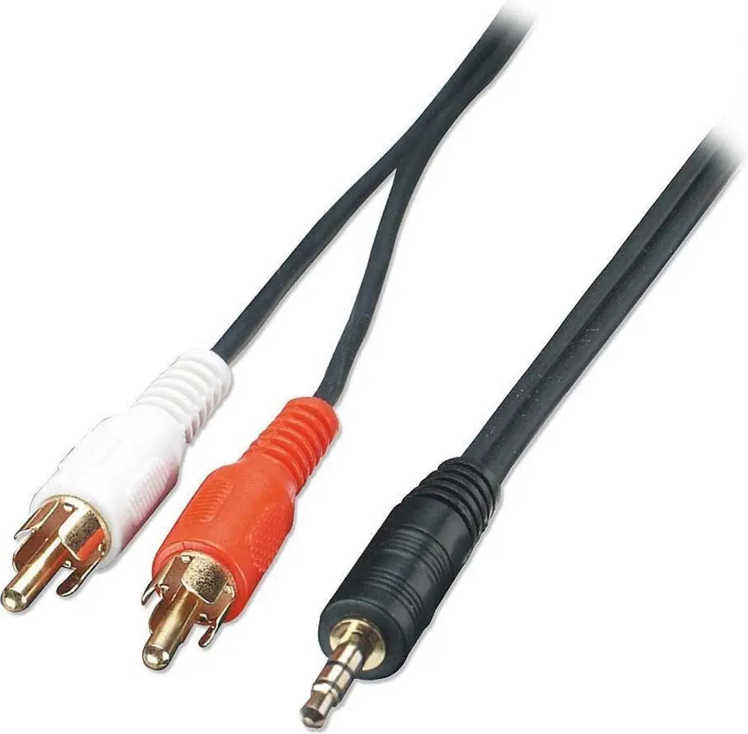 Lindy 35681 Cinch naar Jack 3,5mm Audiokabel 2m