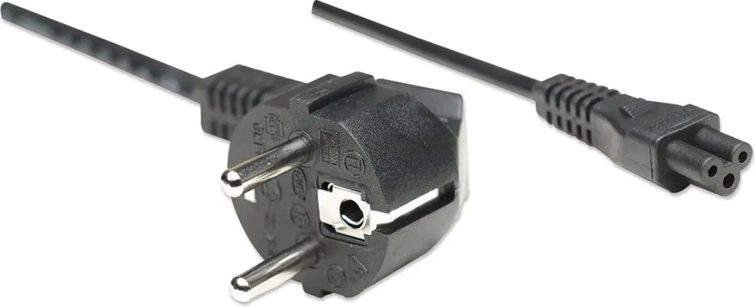 Manhattan 371131 Elektriciteitssnoer - 1,8m - CEE7/4 C5 - 80 Stuks