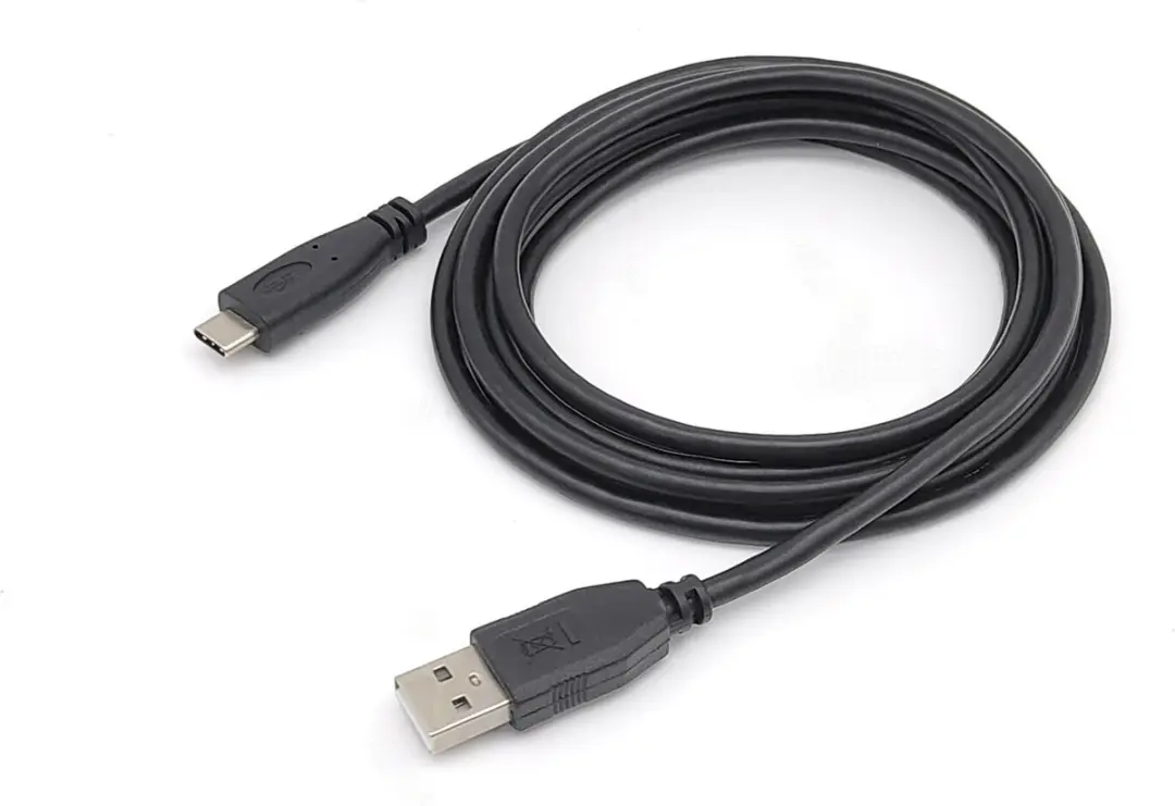 USB-kabel 2 meter USB 2.0 USB A USB C Zwart