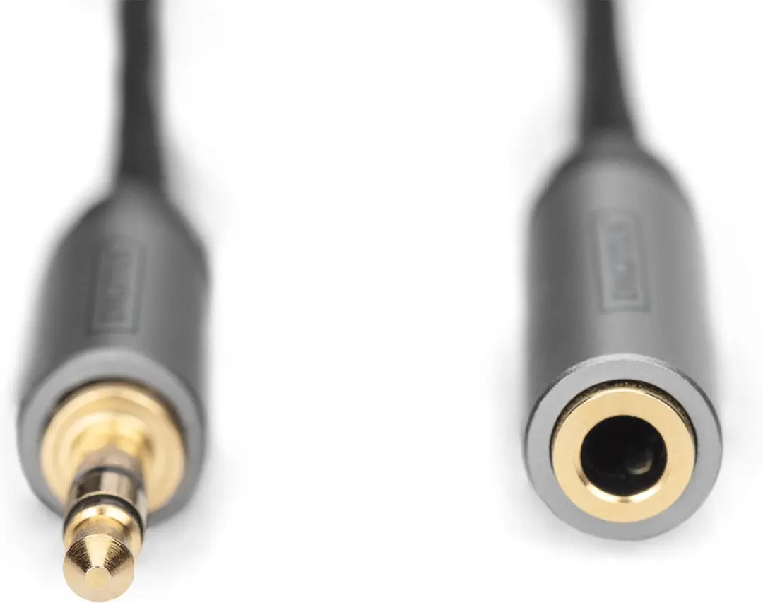 Digitus DB-510210-018-S Audiokabel 3,5mm - 1,8m - Zwart