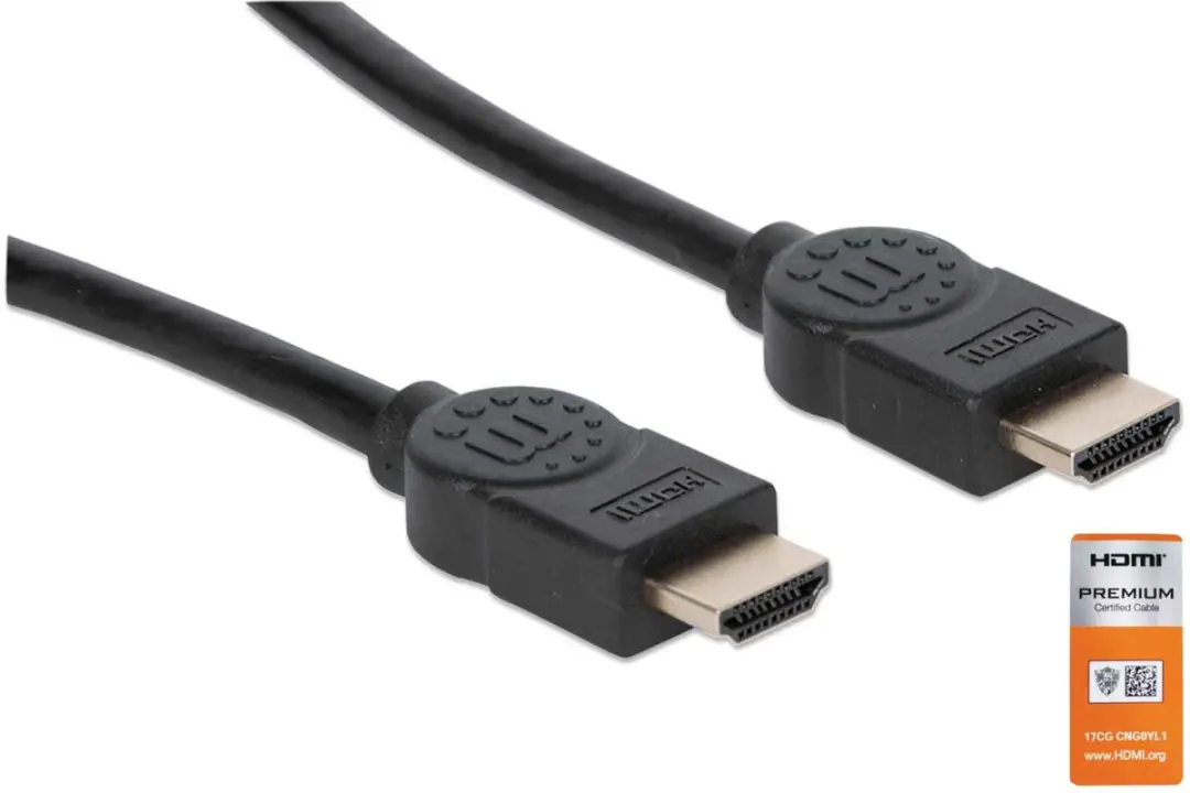 Manhattan 354837 HDMI-kabel 1m - 4K UHD - Zwart