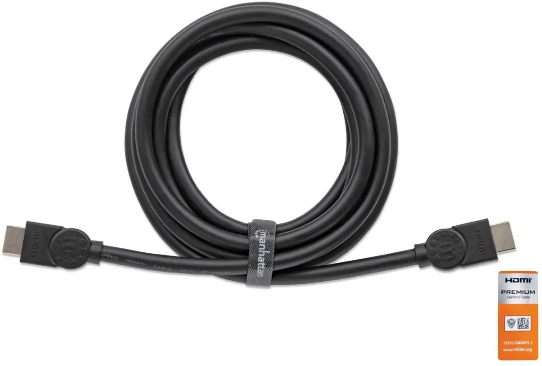 Manhattan 354837 HDMI-kabel 1m - 4K UHD - Zwart
