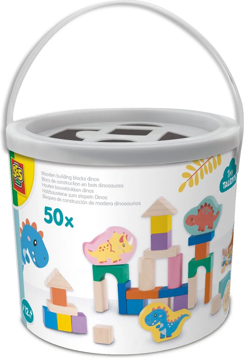 SES Creative Tiny Talents Dino Bouwblokken 51-delig